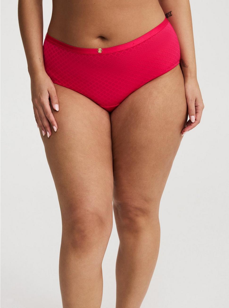 Mid-Rise Fishnet Cheeky XO Panty Product Image