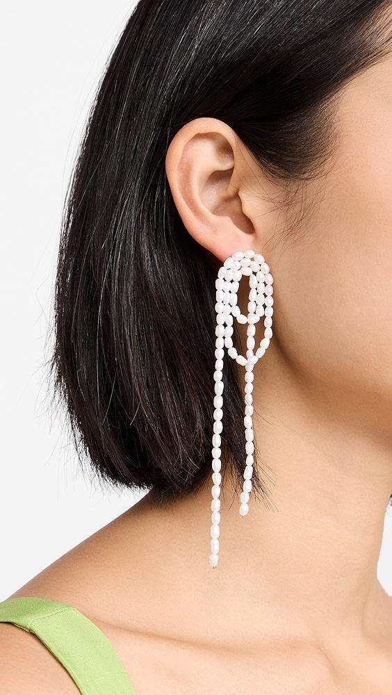 SHASHI Vroom Pearl Earrings | Shopbop Product Image