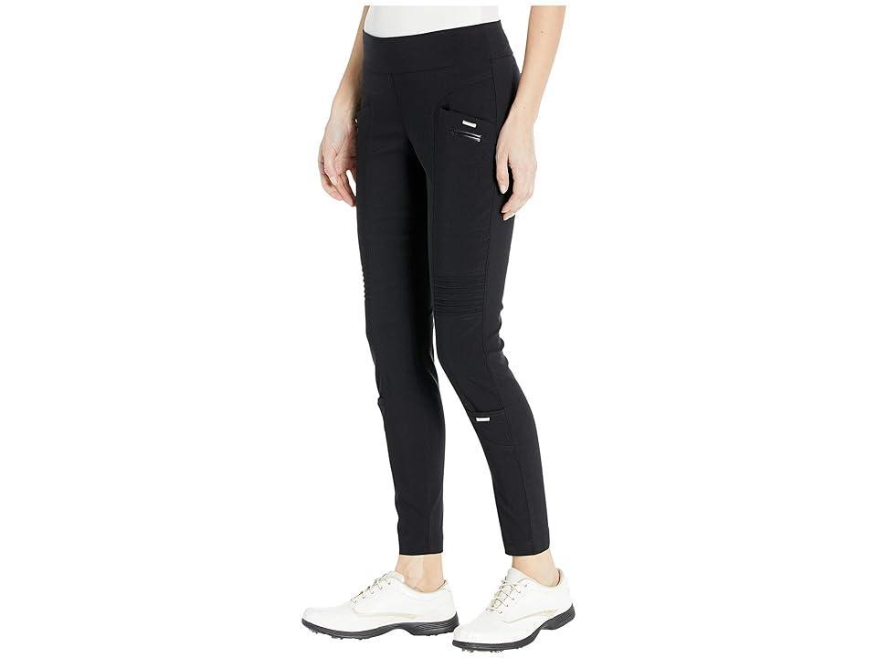 Jamie Sadock Skinnylicious Ankle Pants with Control Top Panel (Jet ) Women's Casual Pants Product Image
