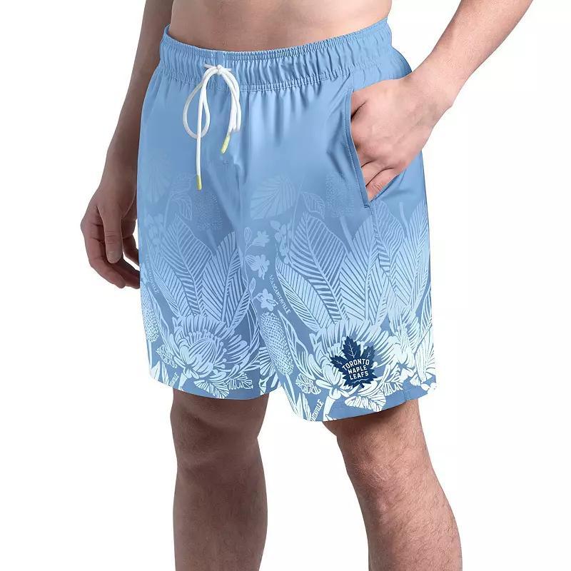 Men's Margaritaville  Blue Colorado Avalanche Lagoon Fiesta Swim Short, Size: Large Product Image