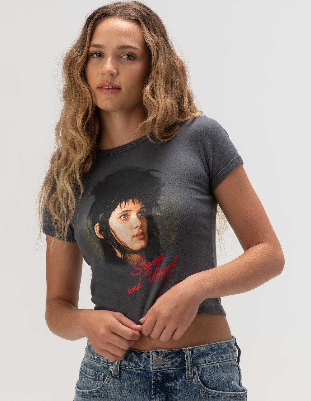 BEETLEJUICE Strange And Unusual Womens Tee - BLACK Product Image