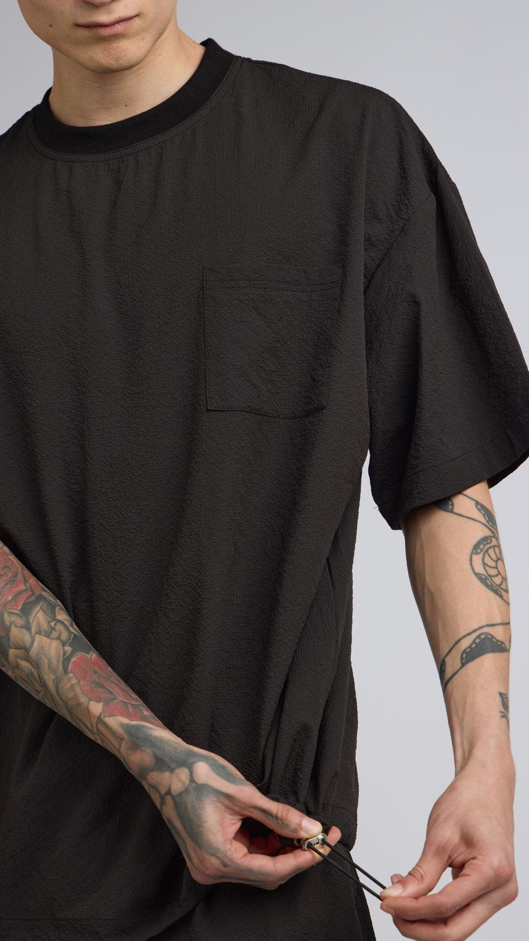 Leisure Shirt In Black Male Product Image