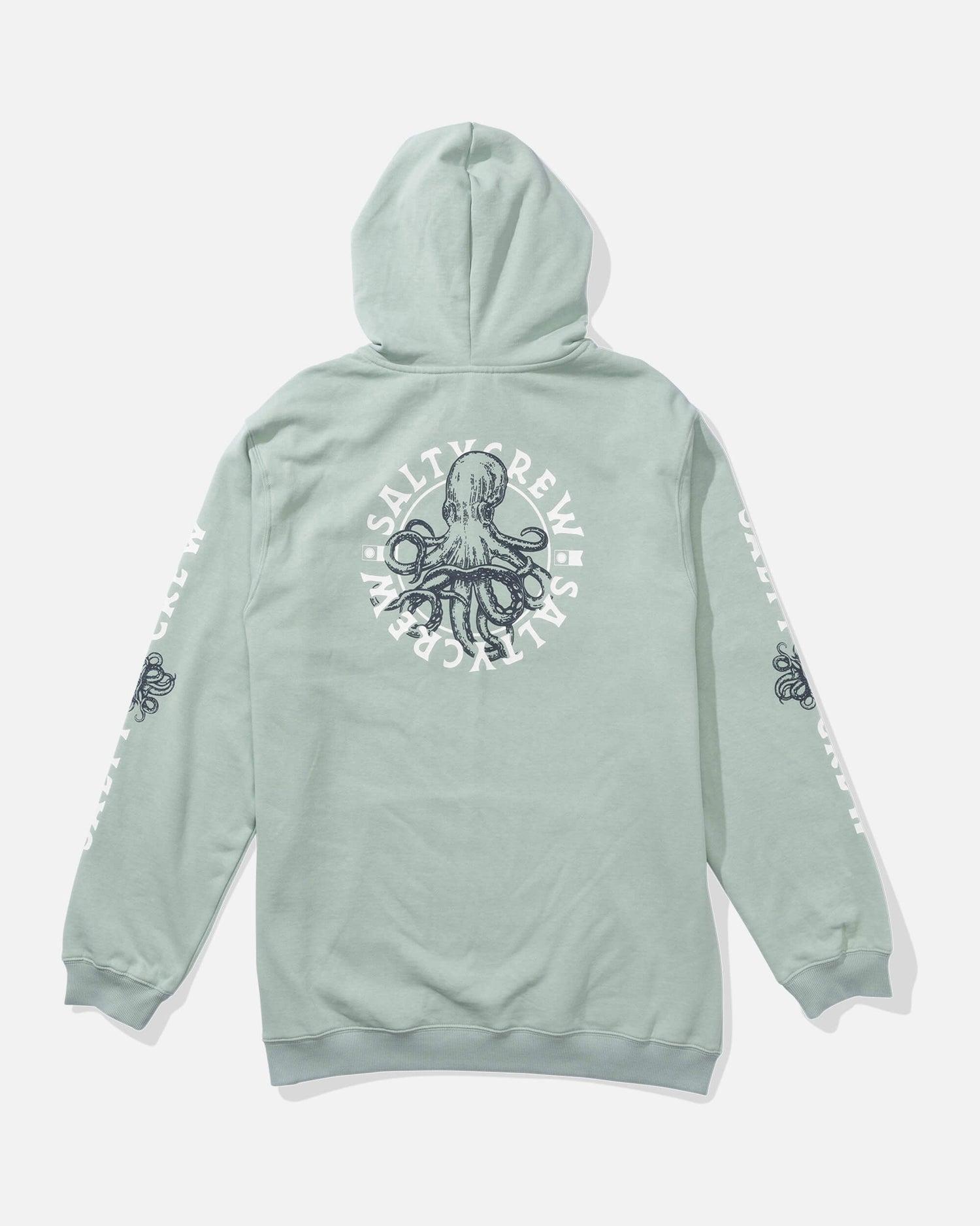 Tentacles Fleece Hoodie - Mackerel Male Product Image