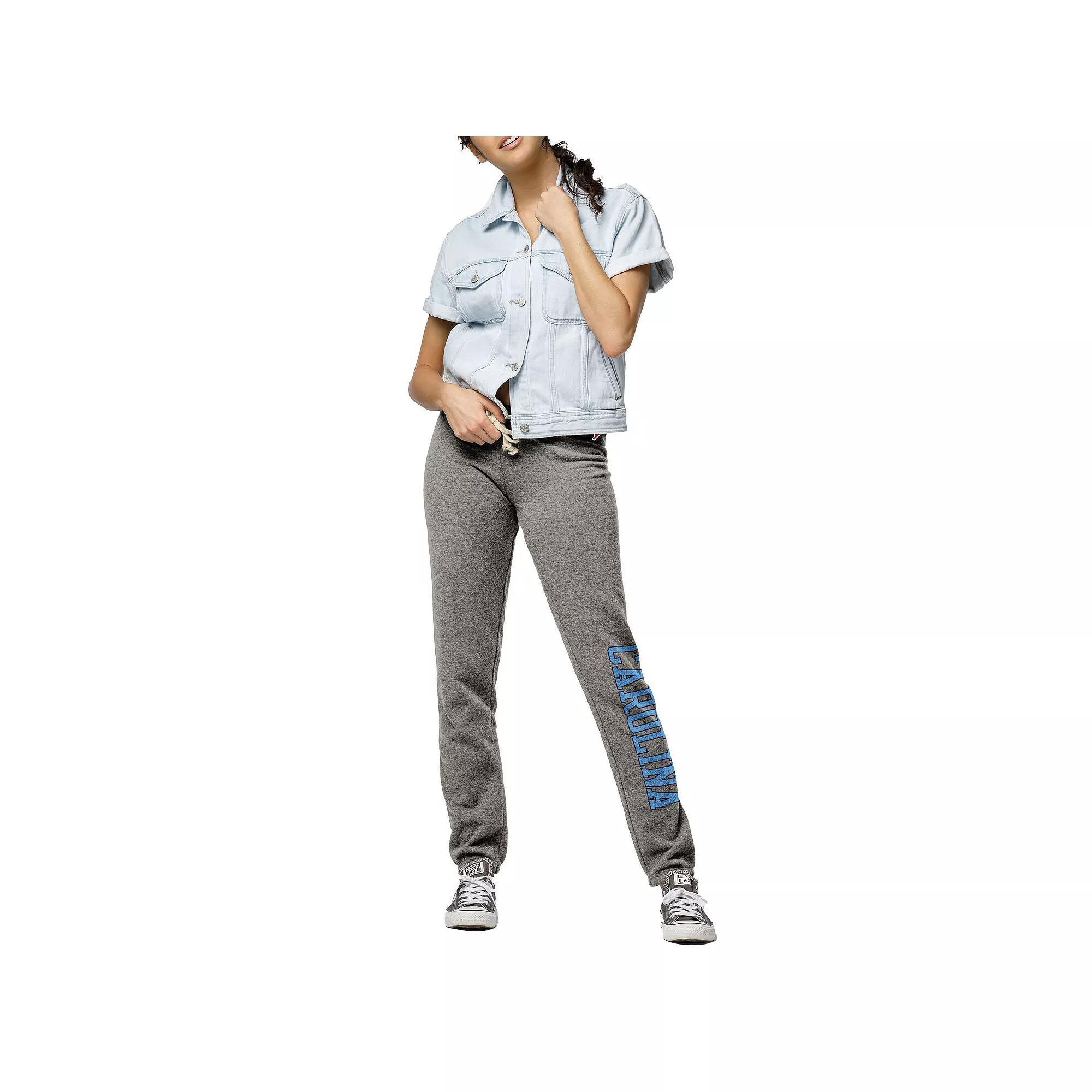 Women's League Collegiate Wear Heather Gray North Carolina Tar Heels Victory Springs Tri-Blend Jogger Pants, Size: Large, Grey Product Image