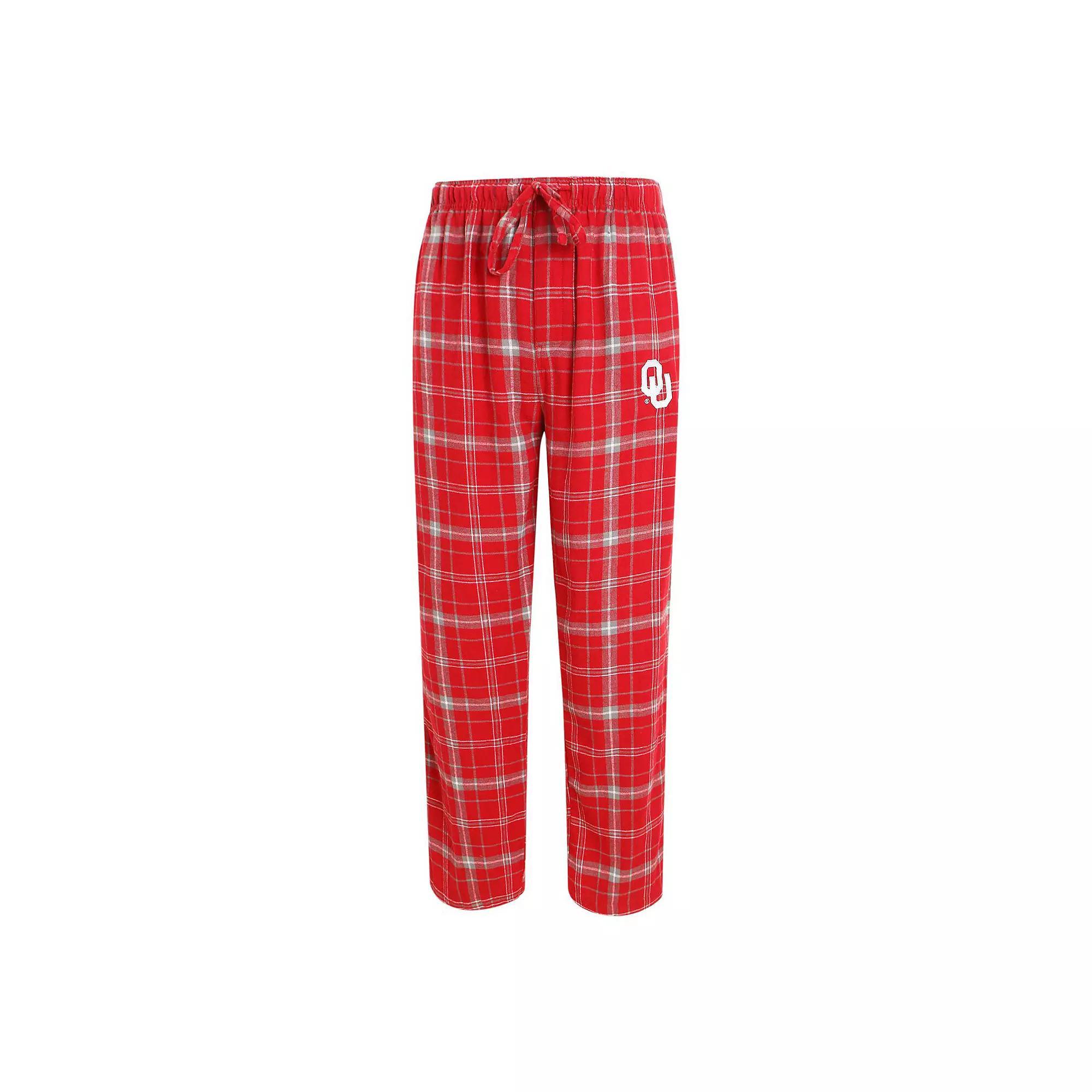 Men's Concepts Sport Crimson Oklahoma Sooners Big & Tall Ultimate Plaid Pants, Size: 4XLT, Red Product Image