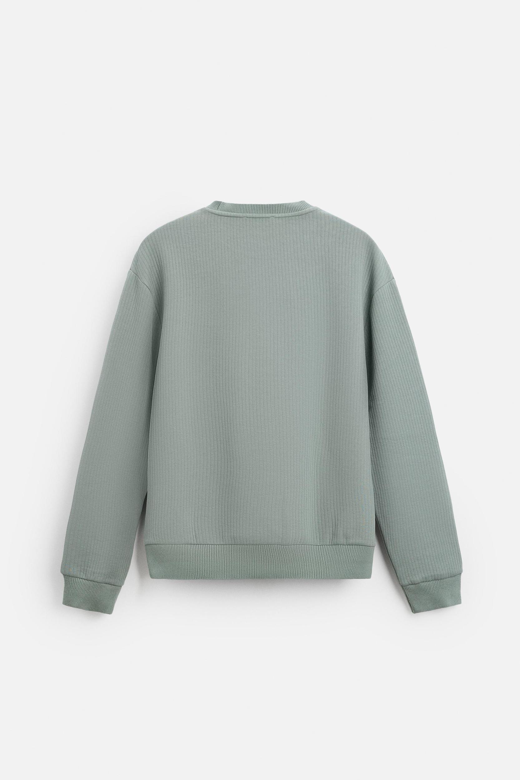 STRUCTURED QUILTED SWEATSHIRT Product Image