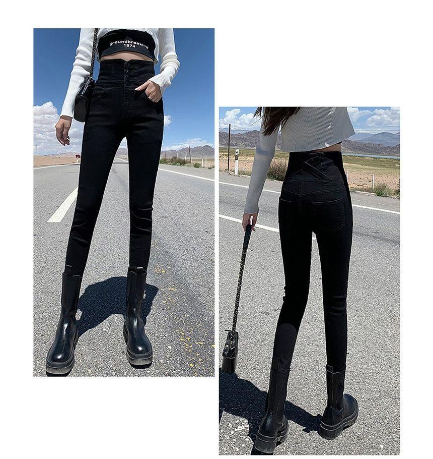 High Rise Skinny Jeans Product Image