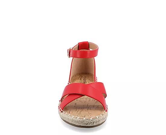 Journee Lyddia Women's Sandals, Size: 10, Red Product Image