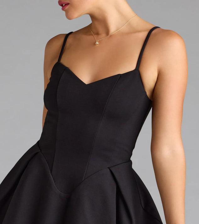 Poised And Sweet Skater Short Dress Product Image