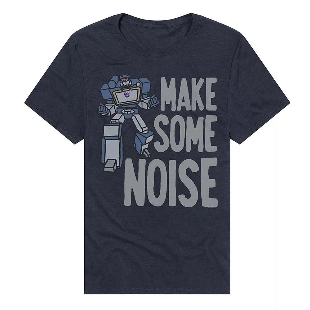 Men's Transformers Make Some Noise Graphic Tee, Size: Small, Blue Product Image
