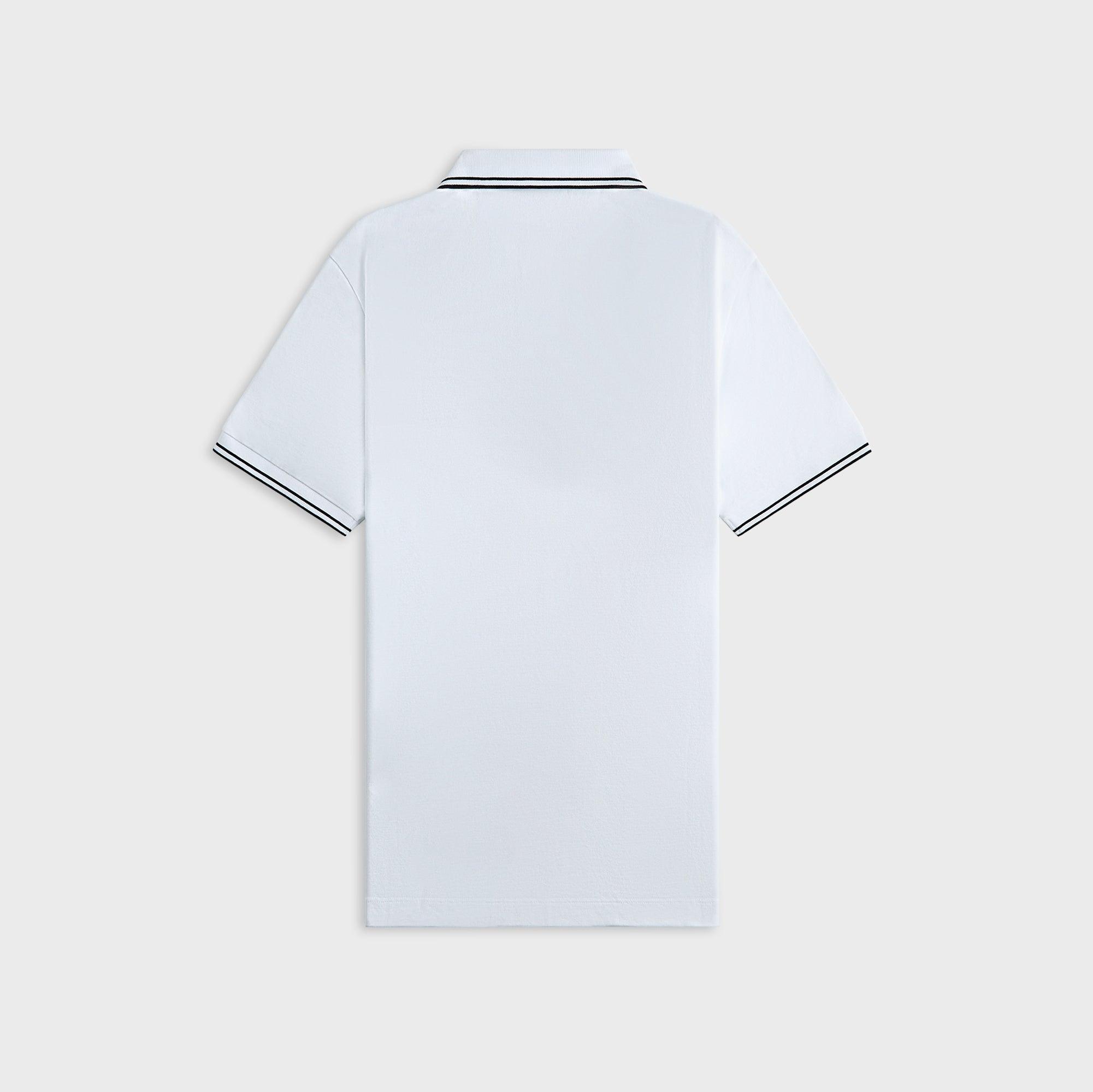 Stone Island Cotton Pique Polo - White Male Product Image