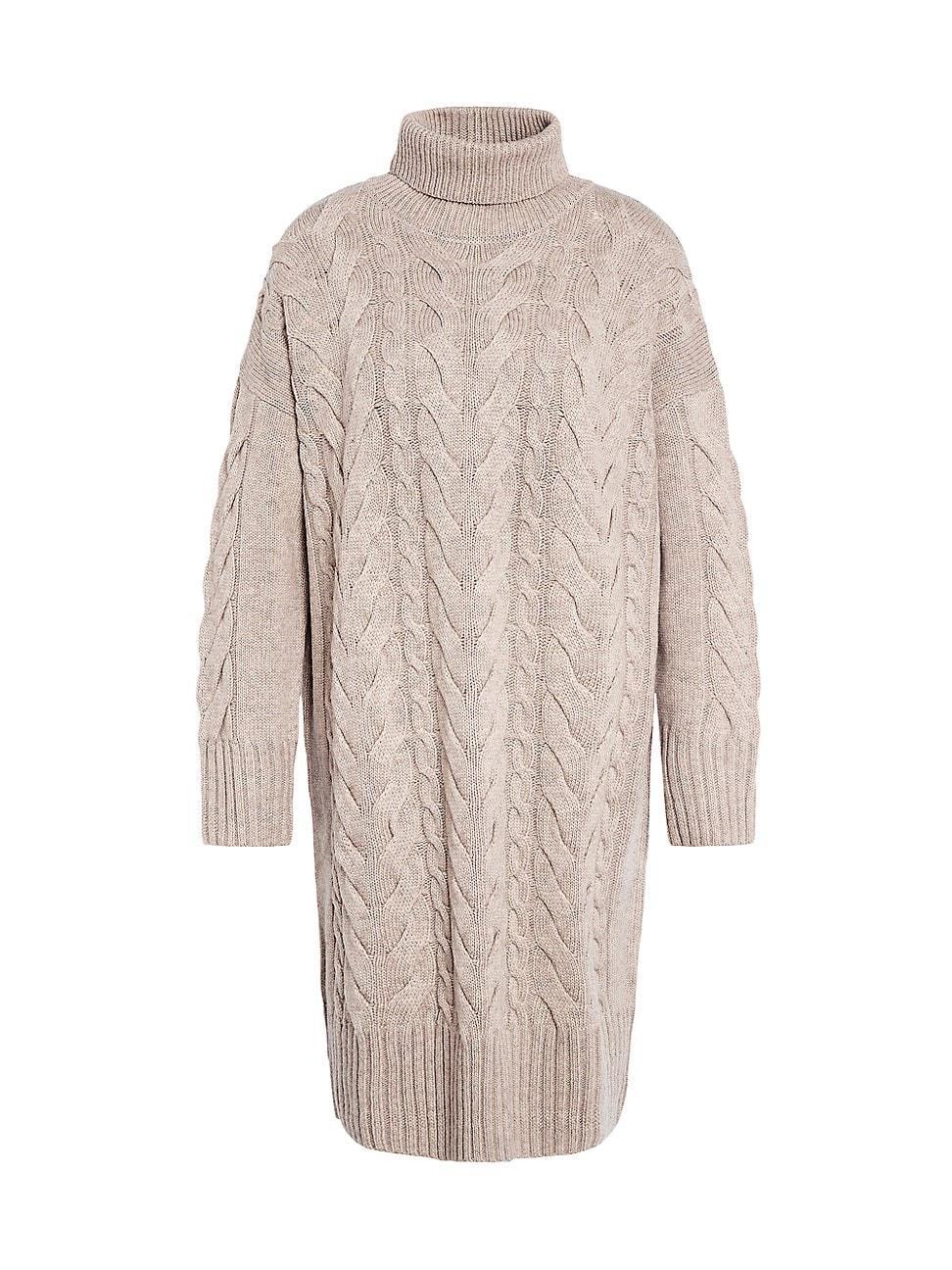 Barbour Woodlane Cable Knit Sweater Dress Product Image
