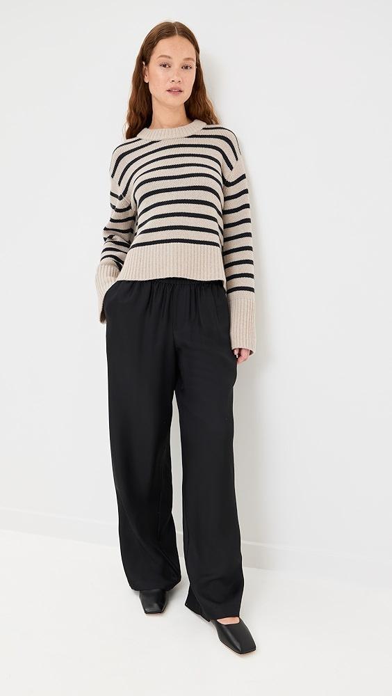LISA YANG Sony Stripes Cashmere Sweater | Shopbop Product Image