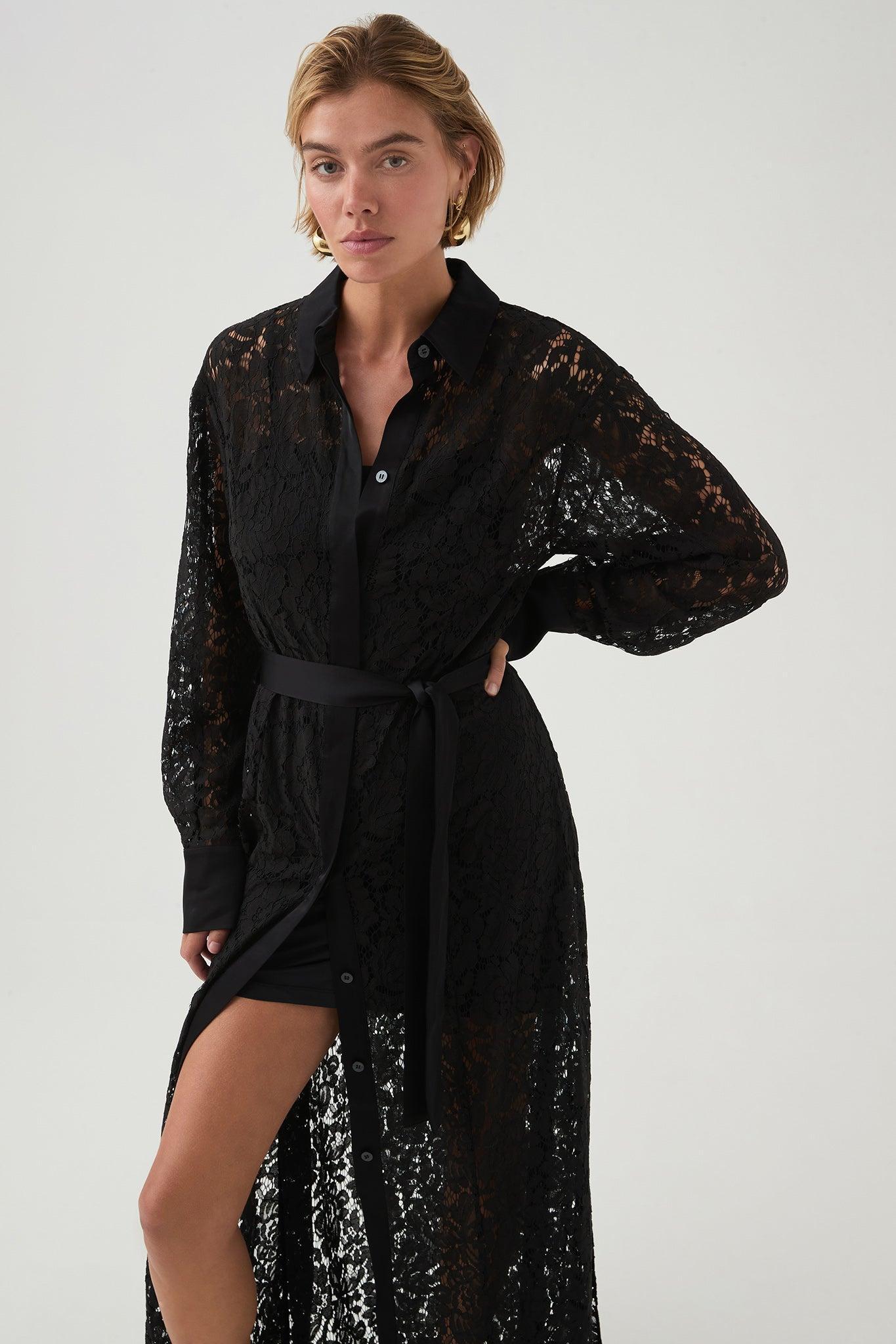 Kosmo Maxi Shirt Dress Product Image
