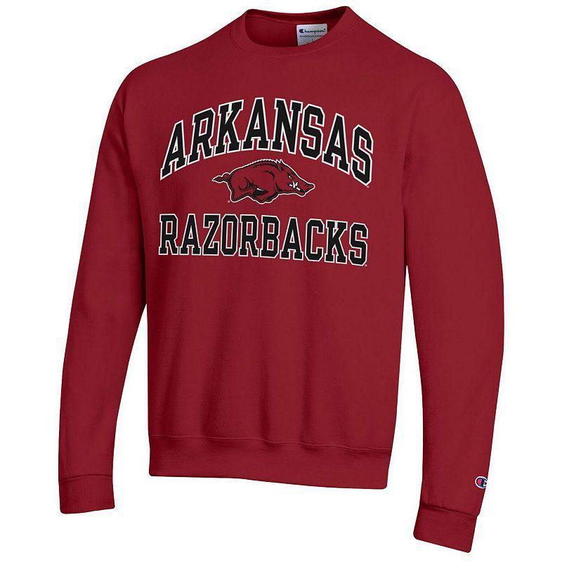 Mens Champion Cardinal Arkansas Razorbacks High Motor Pullover Sweatshirt Product Image