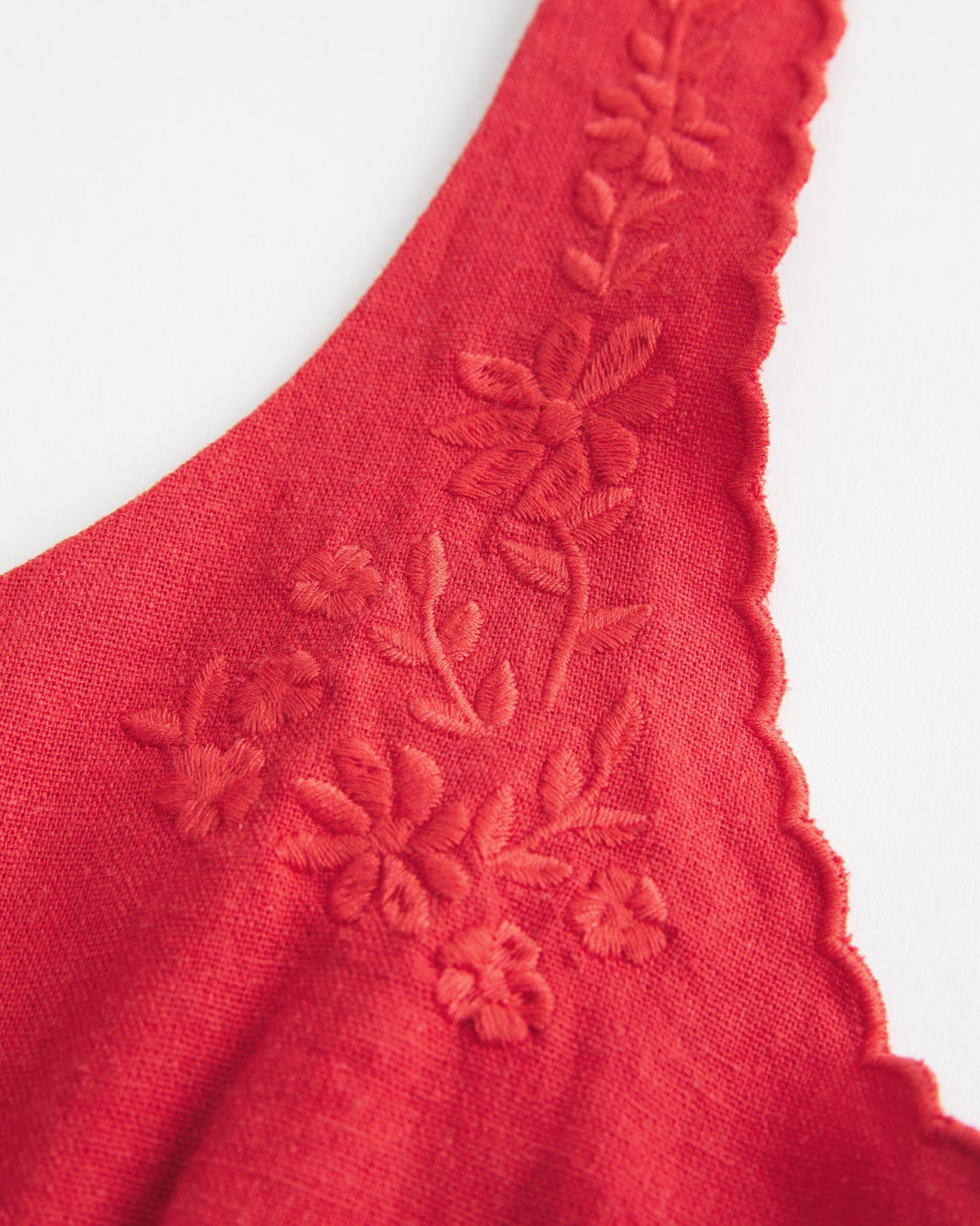 Linen Blend Button-Through Top Product Image