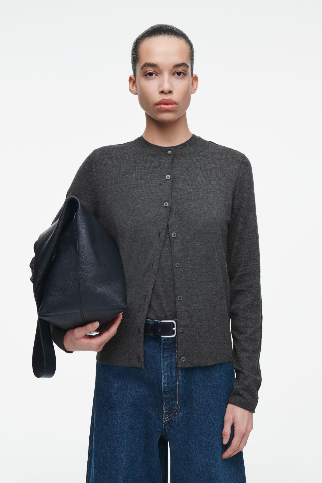 FINE PURE CASHMERE CARDIGAN Product Image