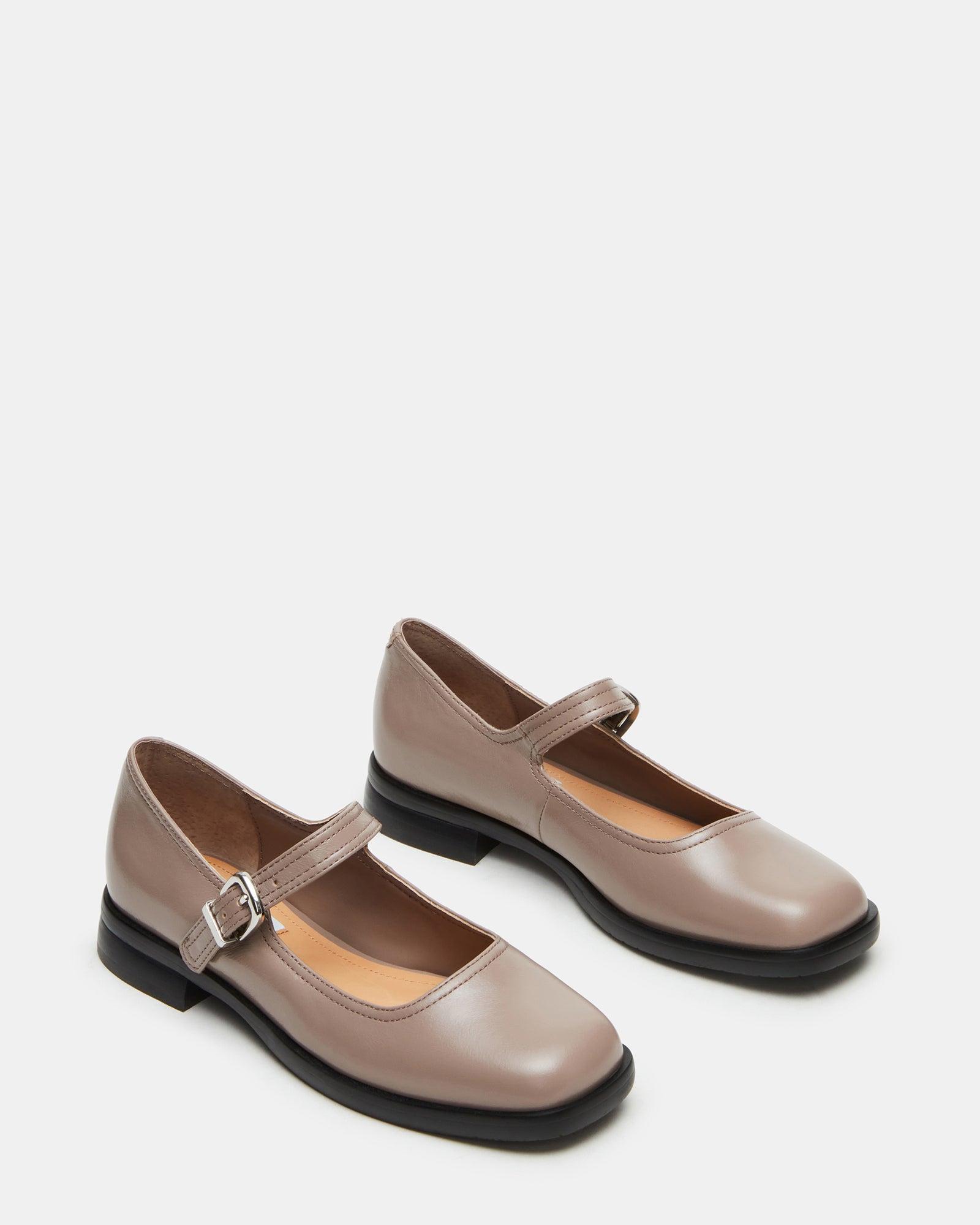 DELANCY TAUPE LEATHER Female Product Image