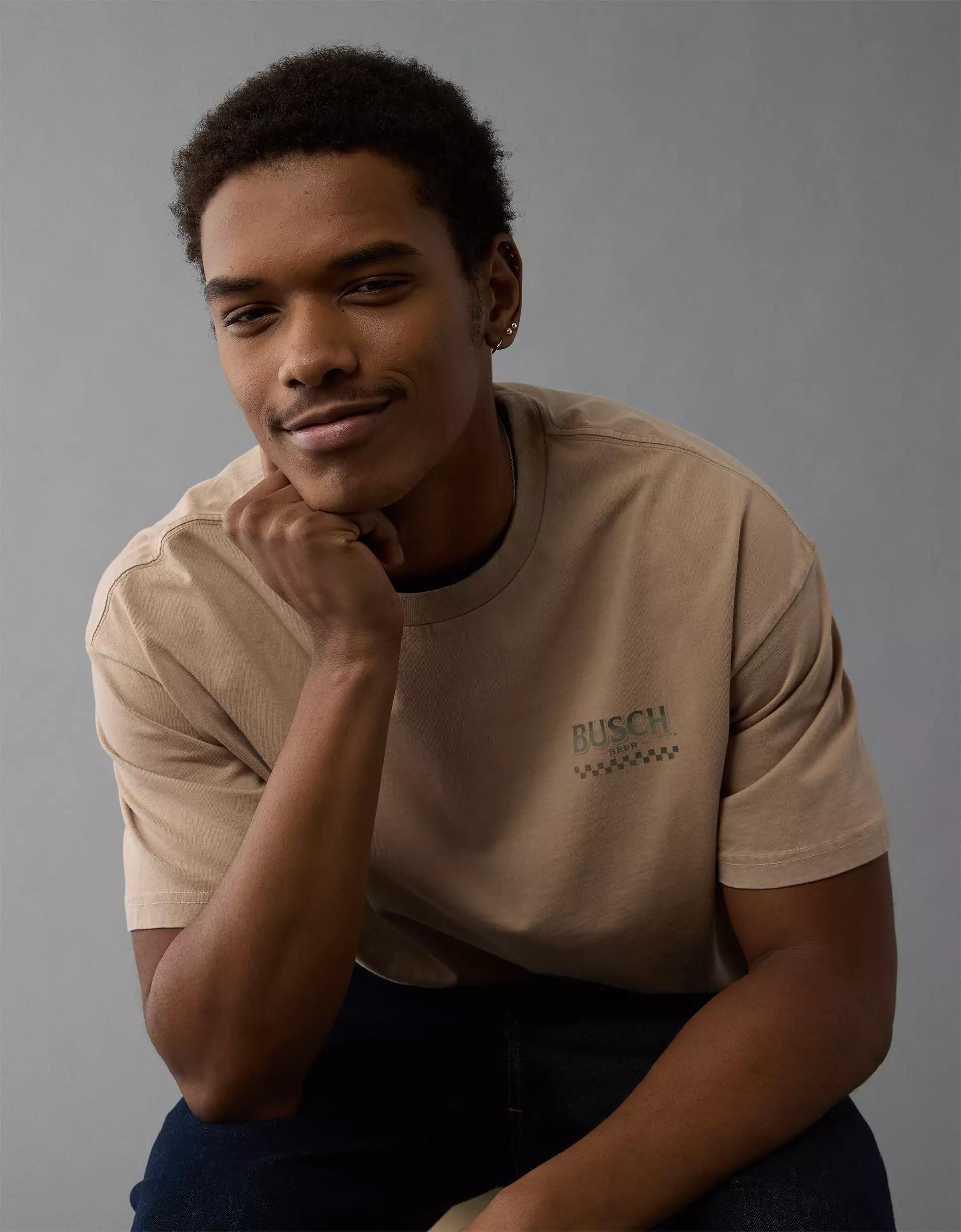 AE Boxy Busch Graphic T-Shirt Product Image