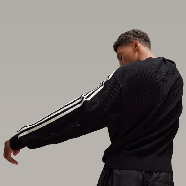 adidas Y-3 Graphic Knit Crew Sweater Black S Unisex Product Image