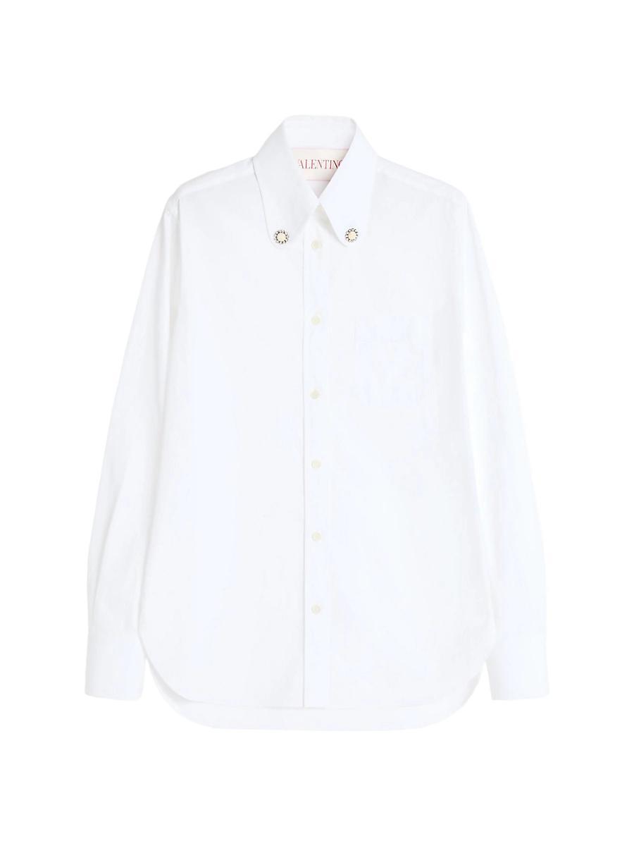 Womens Cotton Poplin Shirt Product Image