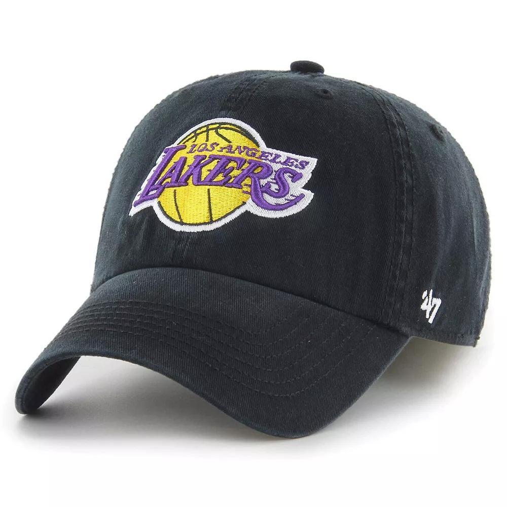 Men's '47 Black Los Angeles Lakers  Classic Franchise Fitted Hat, Size: XL Product Image
