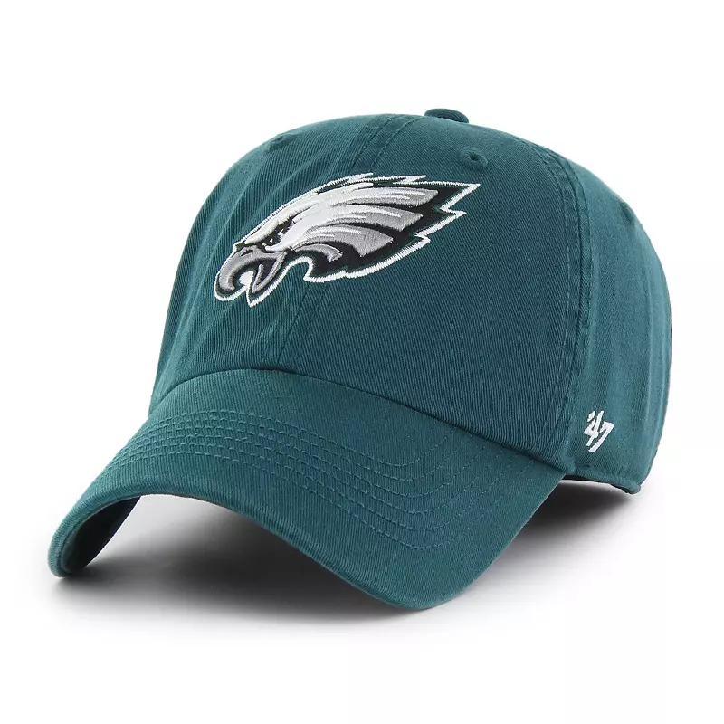Men's '47 Green Philadelphia Eagles Franchise Logo Fitted Hat, Size: Large Product Image