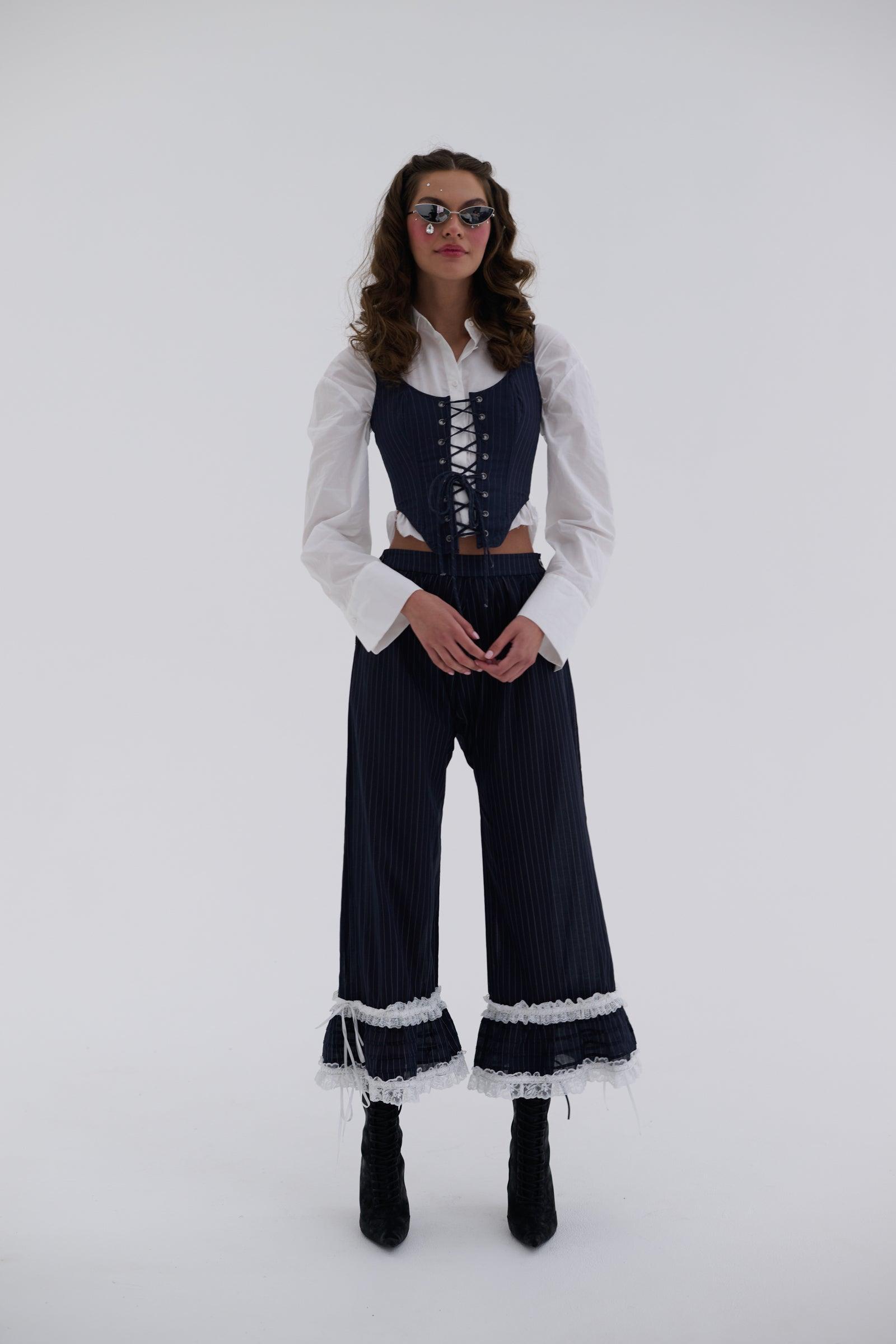 The Pinstripe Pantalettes Product Image