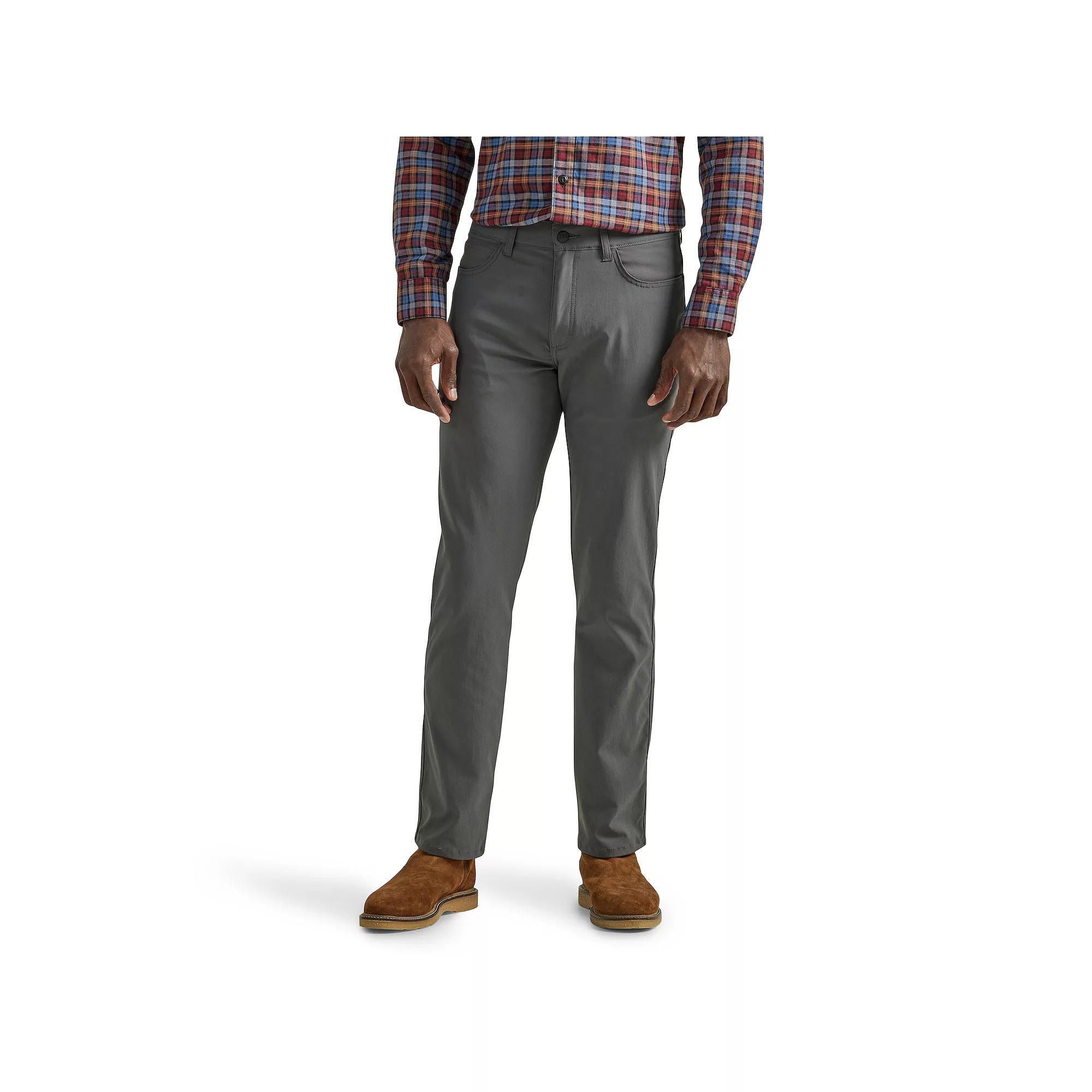 Mens Lee Extreme Motion Regular-Fit Straight Pants Grey Product Image