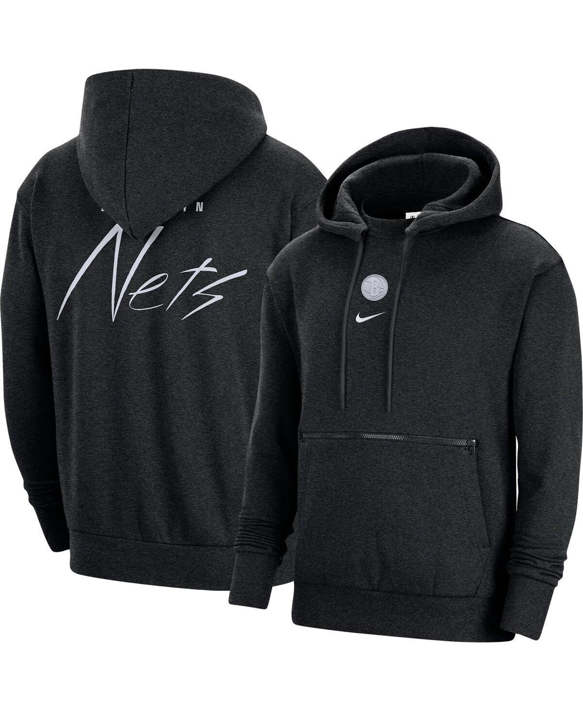 Brooklyn Nets Courtside Men's Nike NBA Pullover Fleece Hoodie Product Image