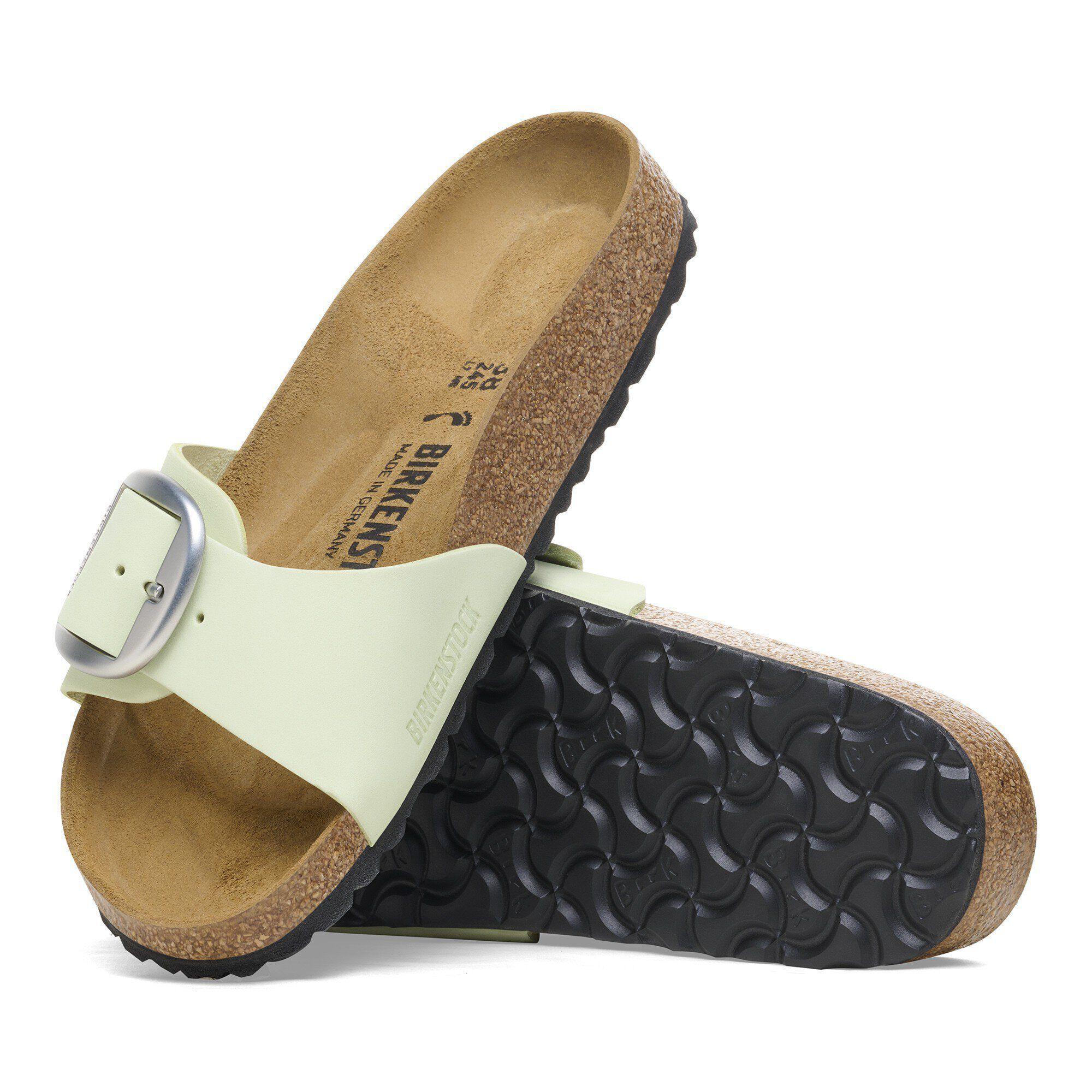Madrid Big Buckle Nubuck Leather Ecru Product Image