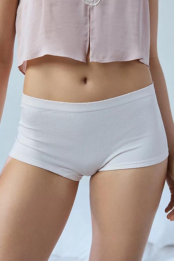 Out From Under Ribbed Seamless Boyshort Undie Womens at Urban Outfitters Product Image