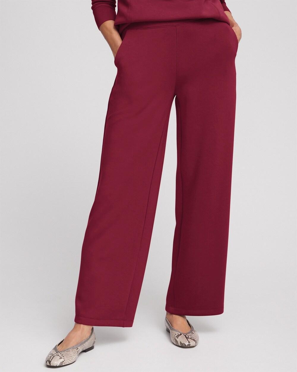 Zenergy® Wide Leg Scuba Pants Product Image