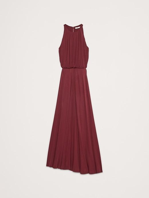 Crepe Knit Cut-Out Maxi Dress Product Image