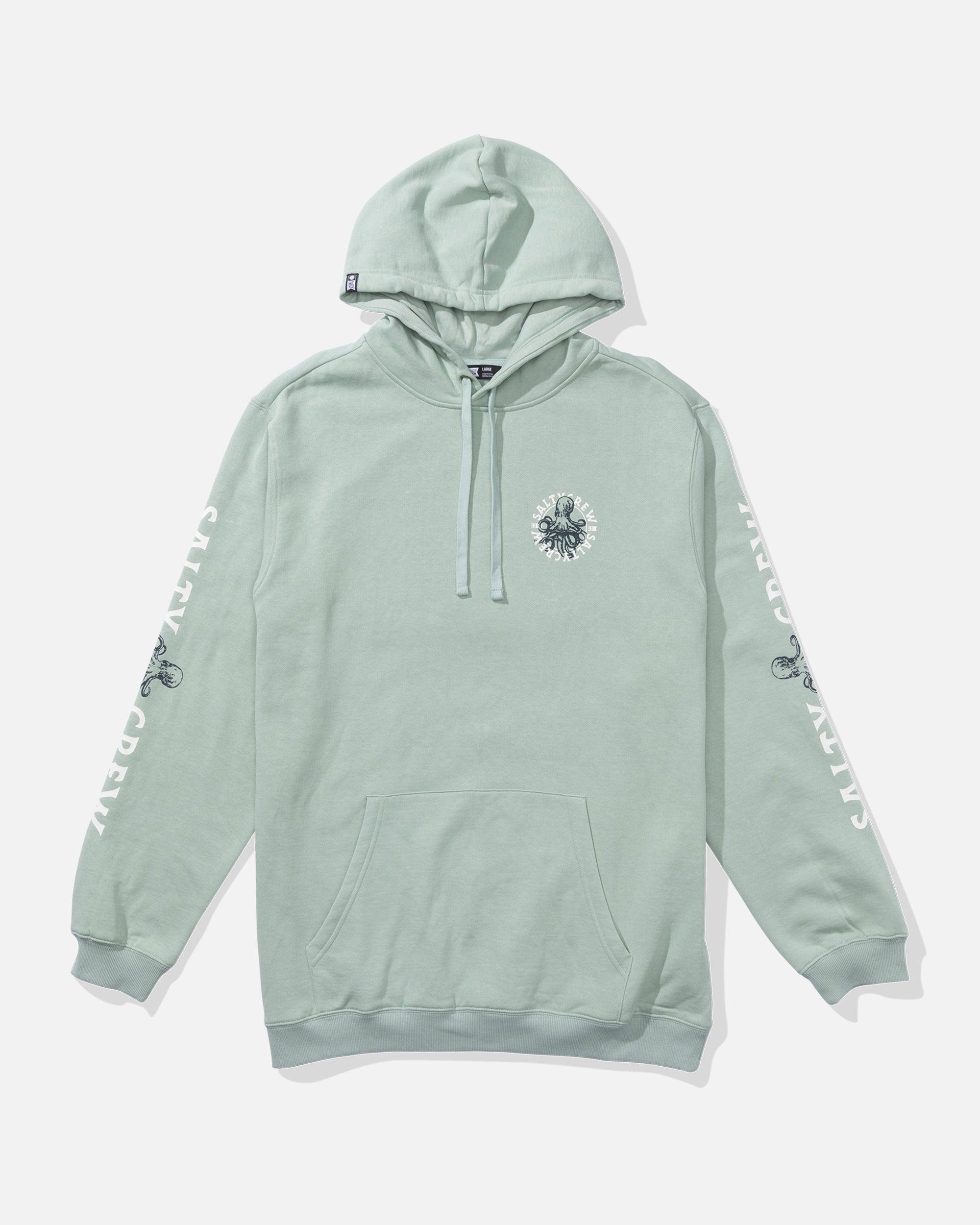 Tentacles Fleece Hoodie - Mackerel Male Product Image