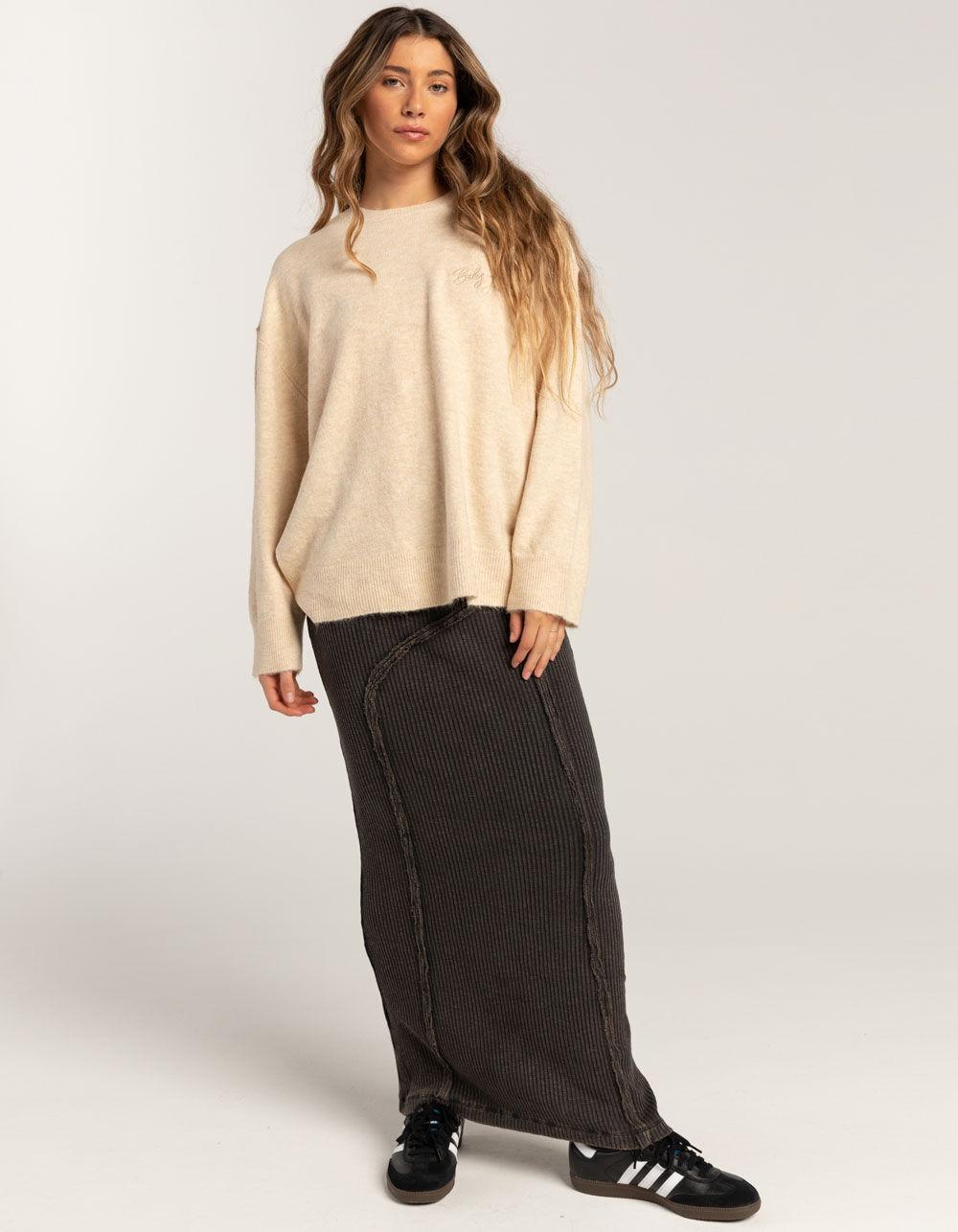 BDG Urban Outfitters Easy Crew Womens Boyfriend Sweater - ECRU Product Image