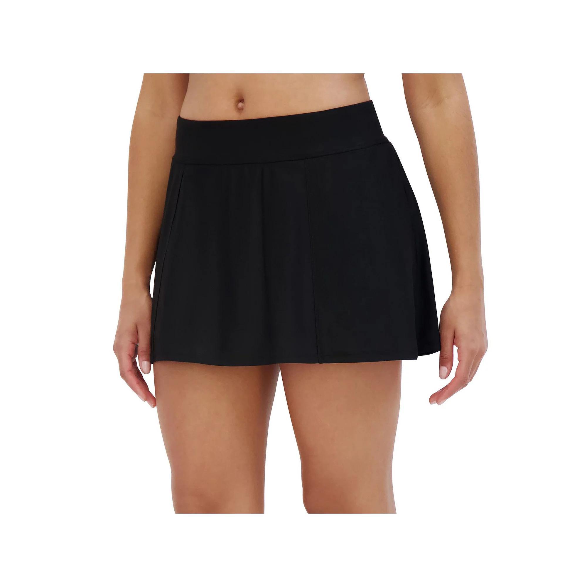 Women's ZeroXposur Swing Skirtini Swim Bottoms, Size: Large, Liquorice Product Image
