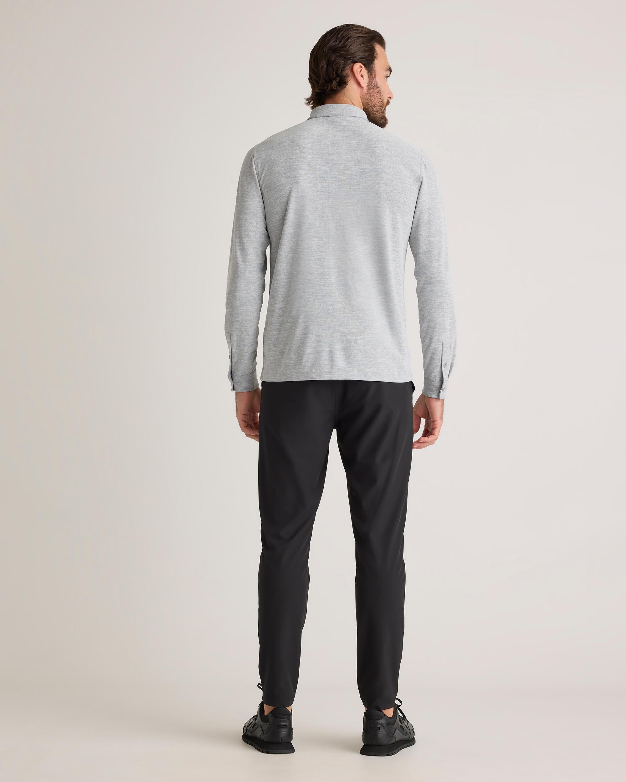 Quince | Men's ProPique Performance Button Down Recycled Polyester Product Image