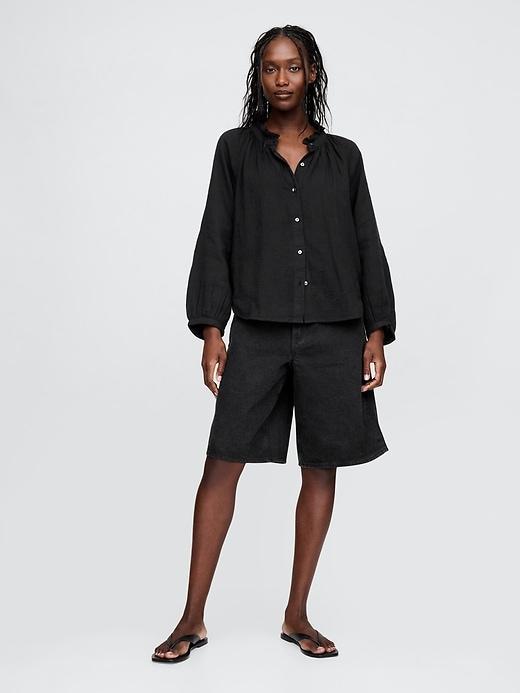 Crinkle Gauze Shirt Product Image
