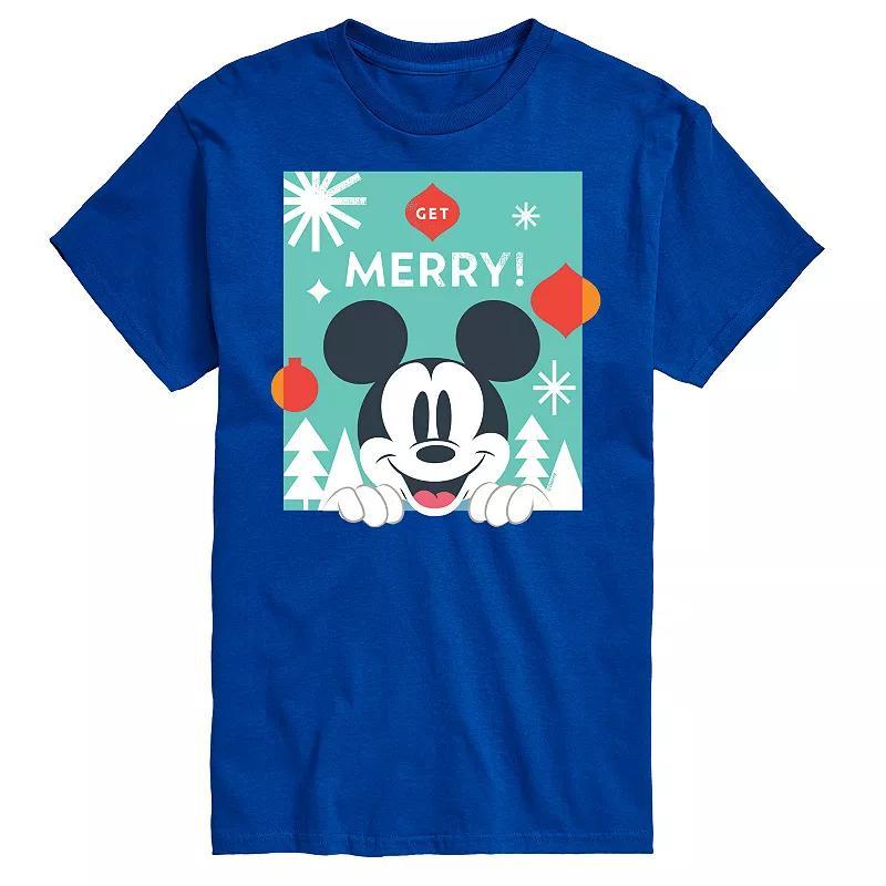 Disneys Big & Tall Get Merry Graphic Tee, Mens Product Image