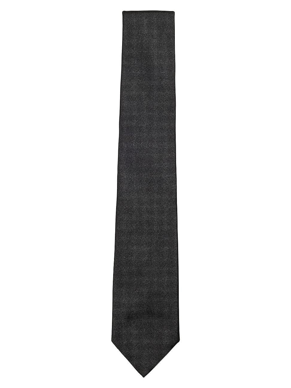 Boss Solid Ribbed Silk Classic Tie Product Image