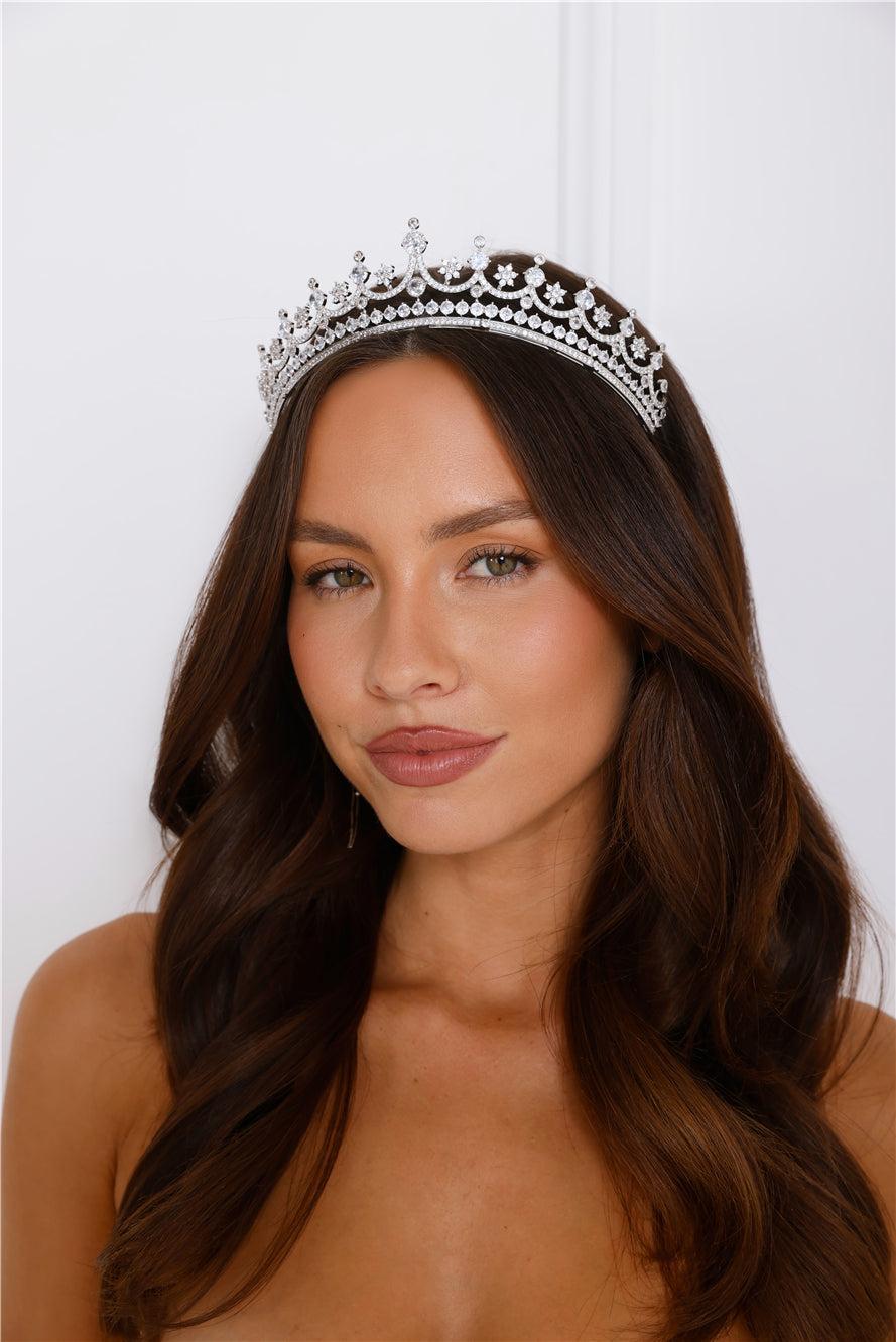 Storybook Princess Tiara Crown Silver Product Image