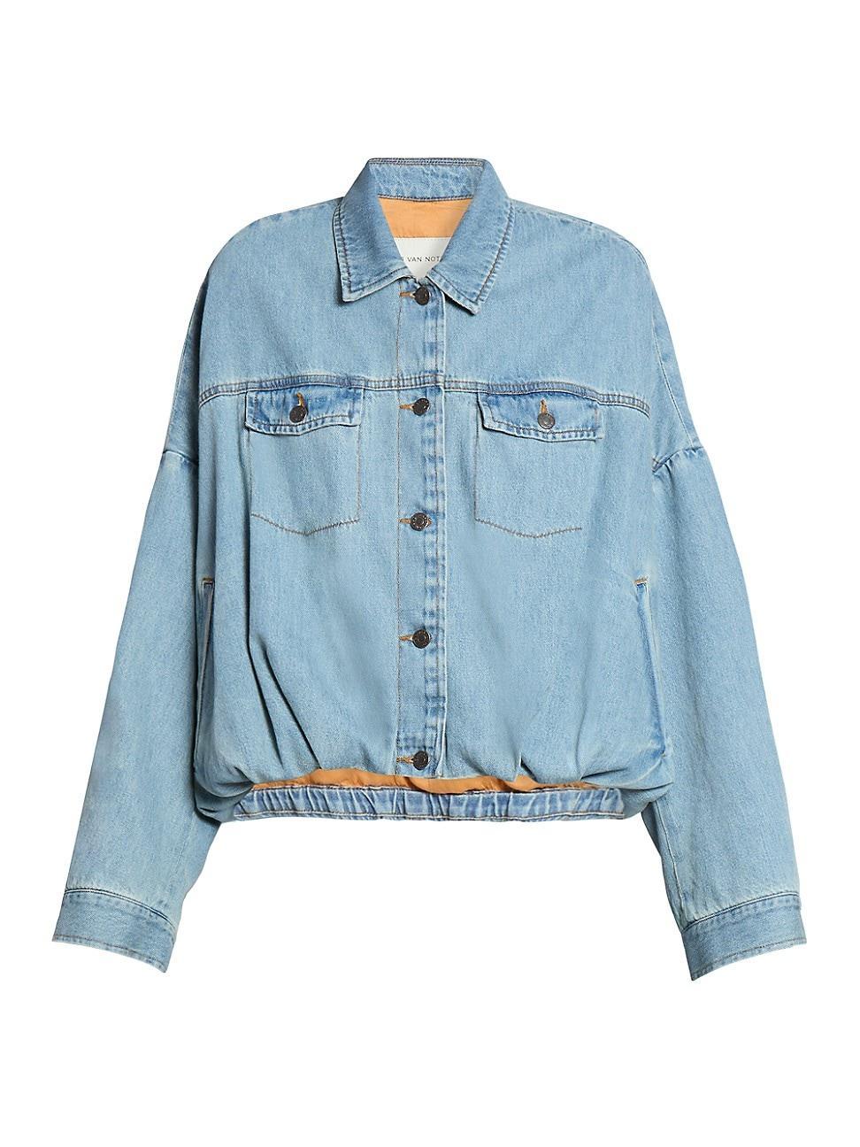 Womens Vesto Cotton Denim Jacket Product Image