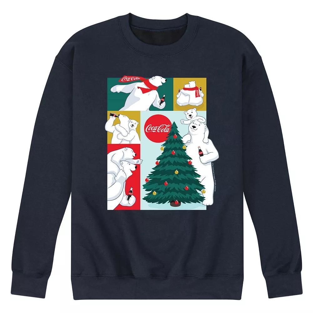 Mens CocaCola Bears Sweatshirt Blue Product Image