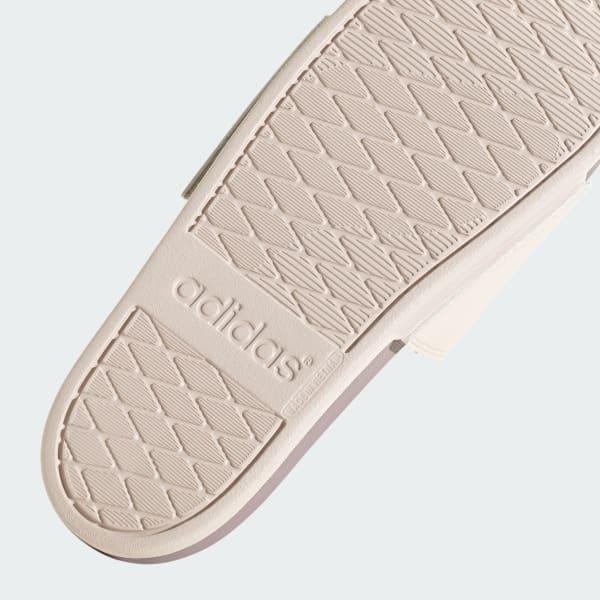 adidas Adilette Stripe Comfort Men's Slide Sandals, Size: 14, Earth Strata Product Image