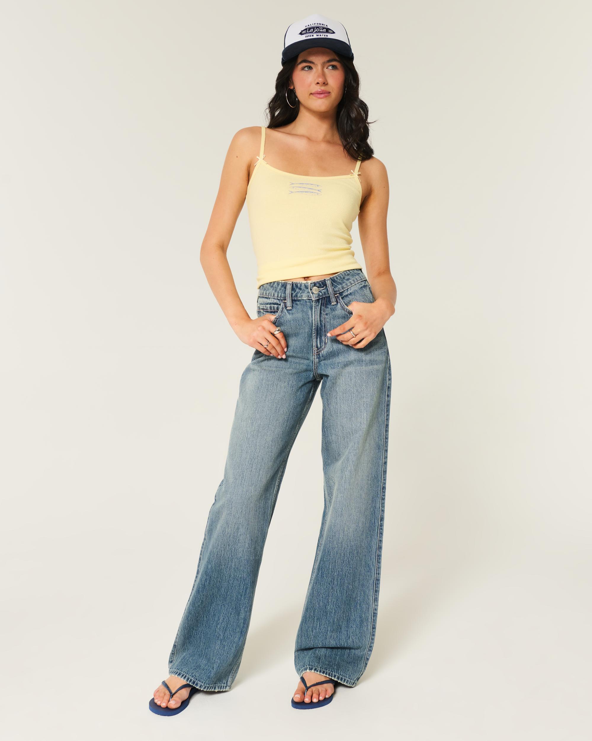 High-Rise Baggy Jeans Product Image