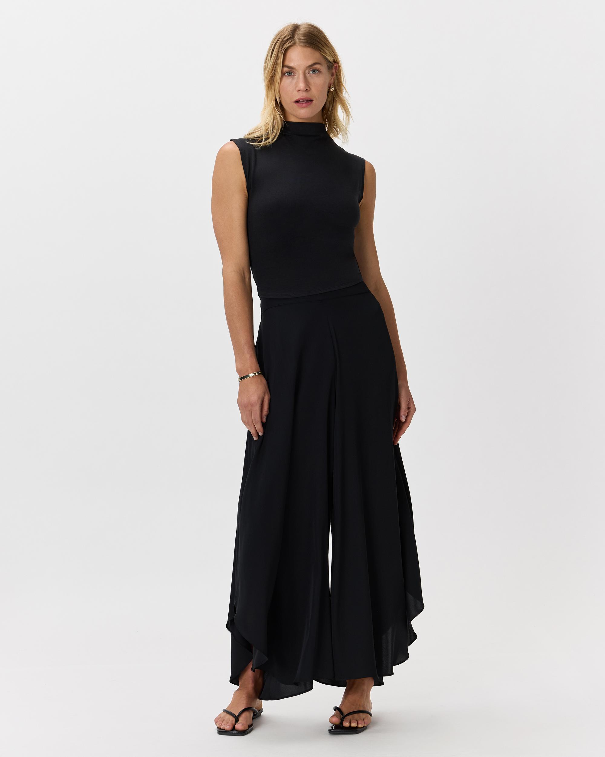 Quince | Women's Washable Stretch Silk Palazzo Pants Mulberry Silk Product Image