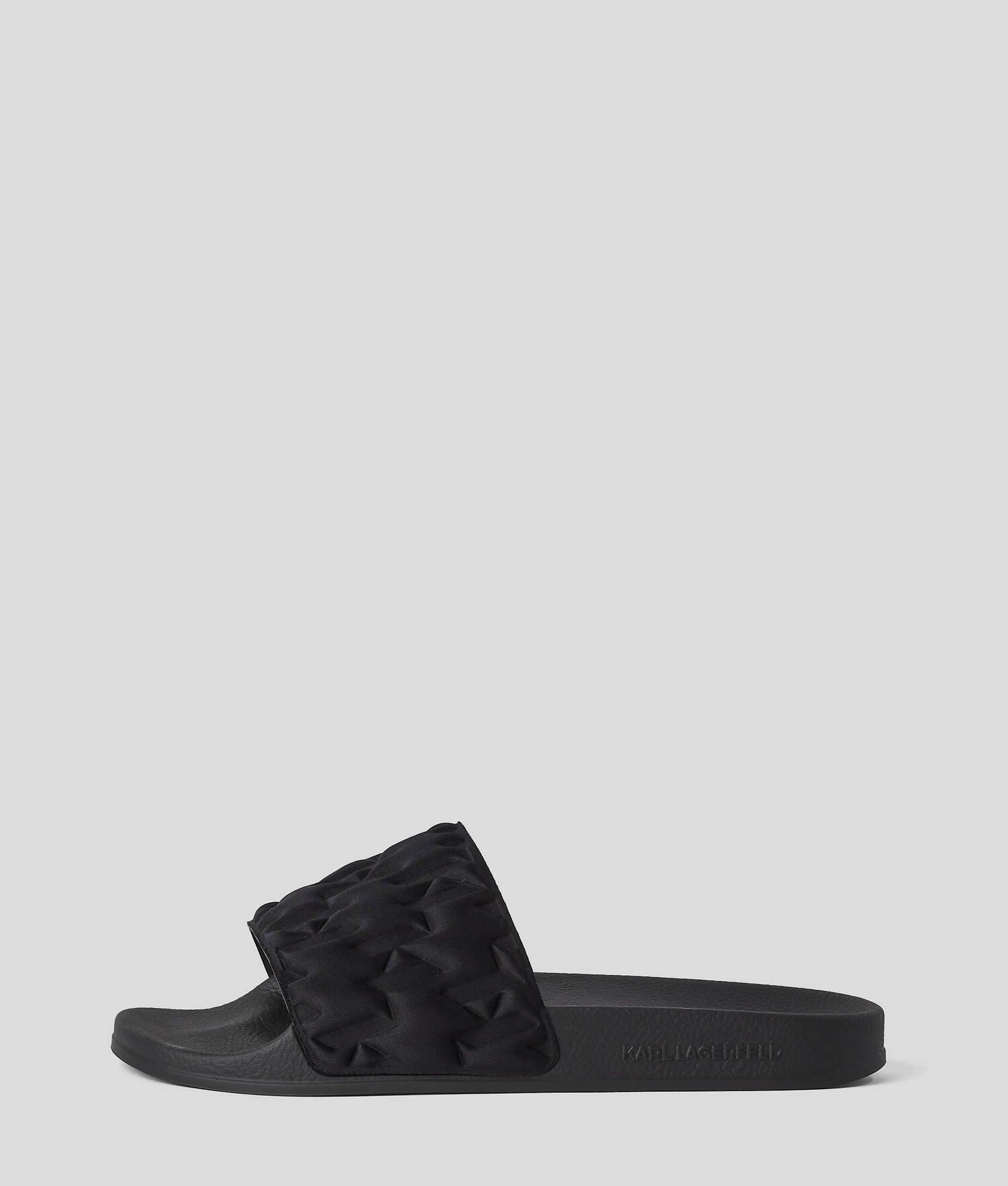 KL MONOGRAM PADDED SANDALS Product Image