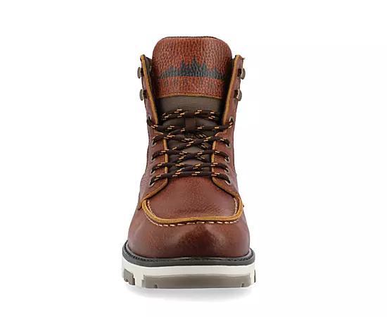 Mens Territory Timber Tru Comfort Foam Water Resistant Moc Toe Lace-up Ankle Boots Product Image