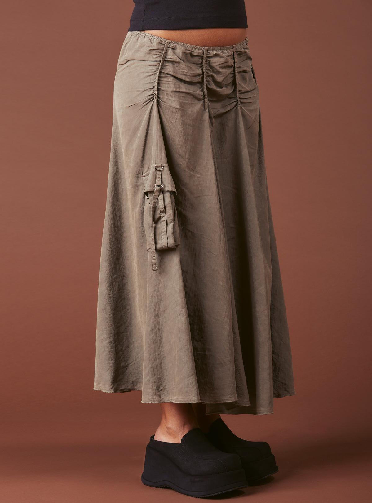 Chute Maxi Skirt Female Product Image